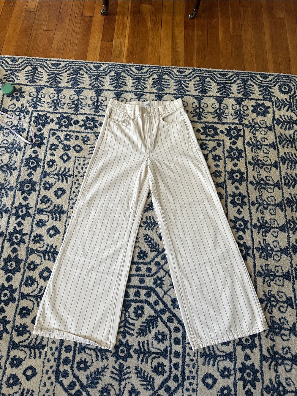 Joe’s the Mia Wide Leg Pinstripe Trousers -